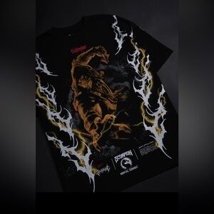 RAISING VENGENCE AMERICAN CLASSIC OVERSIZED TEE IN BLACK